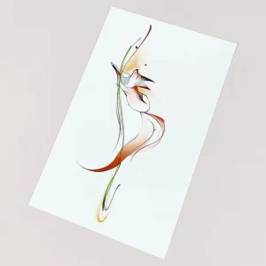 Creative I Love You Indian White Print Paper Temporary Tattoo Stickers Women Body Art DIY Face Lips Arms Fashionable Sexy
