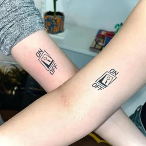 Creative Switch Pattern Temporary Tattoo Ink wash Style Semi Permanent Tattoo Waterproof Last for 2 Week Herbal Tattoo for Arm
