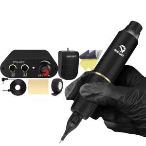 Cross Border Complete Tattoo Kit with Machine Accessories Needles & Tools Mini Power Supply Kit Model TK 108
