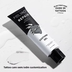 Cross Border Custom OEM Tattoo Care Gel 100ml Moisturizing Color Protecting Tattoo & Permanent Makeup Repair