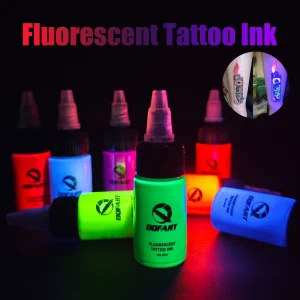 Cross border DQFART Highly Transparent 20ml UV sensitive Fluorescent Tattoo Ink TI 02 Tattoo Supplies Tattoo Art