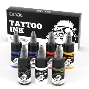 Cross-border New Arrival Tattoo Ink 20 ml (0.65 Oz) 7-color Tattoo Pigment Set TI-001 Model None Easy-to-apply