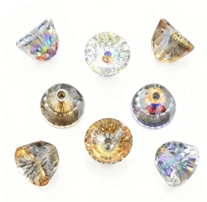 Crystal 5542 Geometry Faceted Beads DIY Exquisite Clavicle Necklaces for Women Shining Rhinestone Accessories