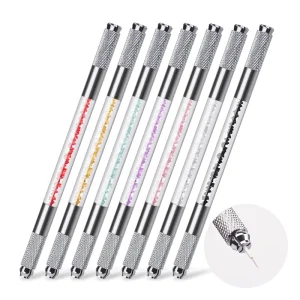 Crystal Double-ended Eyebrow Tattoo Microblading Manual Pen Permanent Makeup Microblading Pen