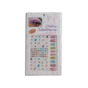 Crystal Eye Jewels Self Adhesive Rhinestone Acrylic Gem Face and Body Eye Makeup Stickers for Festivals and Parties