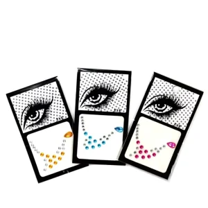 Crystal Eye Jewels Self Adhesive Rhinestone Stickers Festival Party Acrylic Gem Face Body Eye Makeup Stickers