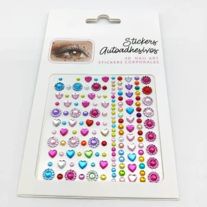 Crystal Eye Jewels Self Adhesive Rhinestone Stickers Festival Party Acrylic Gem Face Body Eye Makeup Stickers