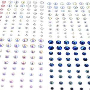 Crystal Eye Jewels Self-Adhesive Rhinestone Stickers Festival Party Acrylic Gem Face Body Eye Makeup Stickers