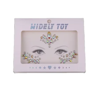 Crystal Face Jewels Sticker Pack for Festival