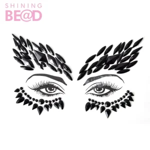 Crystal Stickers Eyes Sticker Party Face Stickers Face Decoration Diamond Masquerade Temporary Tattooz