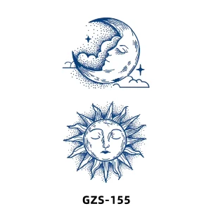 Custom 15 Days Long Lasting Semi Permanent Juice Gardenia Temporary Tattoo Sheet Printer Plant Based Tattoo That Last 2 Weeks