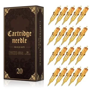 Custom 20pcs 0.25 0.3 0.35mm 1RL 3RL 5RL 7RL 9RL 14RL 5RM 7RM 9RM 7RS RL RM RS M1 Disposable Tattoo Cartridges Needles