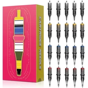 Custom 20pcs 12#0.35mm 1RL 3RL 5RL 7RL 9RL 14RL 5RM 7RM 9RM 15RM 21RM 23RM 7RS 7M1 Disposable Tattoo Cartridge Needle