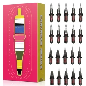 Custom 20pcs box 12#0.35mm 1RL 3RL 5RL 7RL 9RL 5RM 7RM 9RM 7M1 7RS Professional Disposable Tattoo Cartridge Needle
