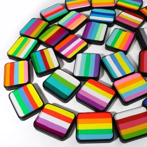 Custom 30g Rainbow Face Painting Stick Kit in White Red Blue and Scent Free Body Painting Supplies