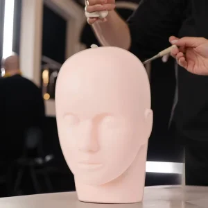 Custom 3D Permanent Makeup Practice Skin Tattoo Face Mannequin Heads Premium Accessory Training Practice Silicone Head Tool