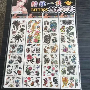 Custom Adult Animal Patterns Beauty Body Waterproof Tattoo Stickers