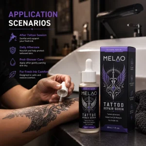 Custom Advanced Tattoo Repair Serum for Skin Barrier Shield Defense Daily Treatment Repairing Formula Tattoo Serum