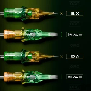 Custom Ambition ORE 20pc 1RL 3RL 5RL 7RL 9RL 5RM 7RM 9RM 23RM RL RM M1 Professional Disposable Tattoo Cartridge Needle