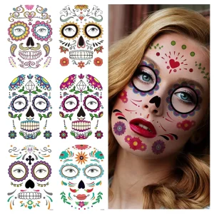 Custom Arm Face Temporary Body Permanent Henna Halloween Intimate Back Eyebrow Tattoo Sticker Waterproof