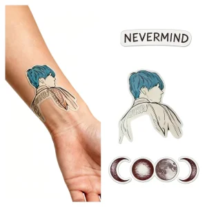 Custom B T Super Tattoo Sticker High Quality Waterproof Transfer Temporary Decoration Fashion Trends and Styles for Fans Koop