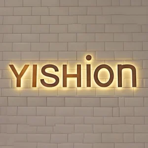 Custom Backlit Logo Letter Sign for Outdoor Business Displays Bright LED House Letters for Corporation Branding