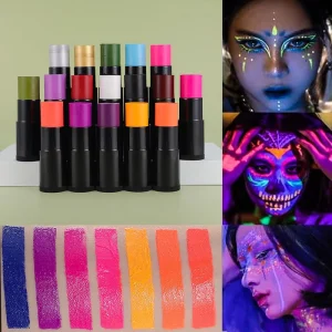 Custom Body Art Halloween Products Face Painting Stencils Multi Color Party Face Painting Supplies Halloween Makeup