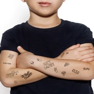 Custom Body Waterproof Fake Body Temporary Tattoo Sleeve Sticker for Men
