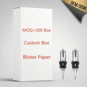 Custom Box Blister Paper 0.3 0.35mm 1RL 3RL 5RL 7RL 9RL 5RM 7RM 9RM 15RM 3RS 7RS Disposable Tattoo Needles Cartridges