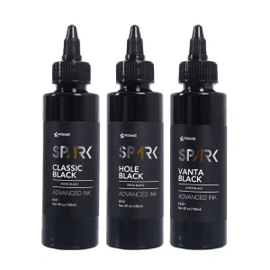 Custom China High end 4 OZ 120 ML Paint Pigment Body Skin Color Amazing OEM Black Tattoo Ink