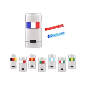 Custom Color France USA Flag Eye Face Paint Stick for Baseball Softball Players