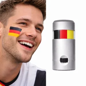 Custom Color Lighter Body Painting National Football Fan Sport Game Body Art Makeup Party Washable Country Flag Face Paint Stick