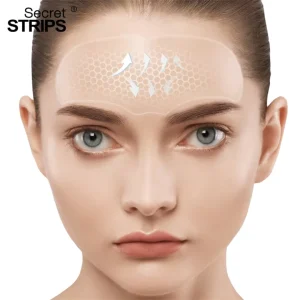 Custom Cosmetics Natural Beauty Facial Anti Aging Mask Sheet Gel Strips For Forehead Care Collagen Crystal Face Mask