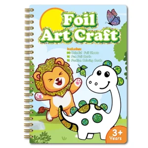 Custom DIY Digital Printing Foil Art Kit with Hard Cover and Custom Logo-Drawing Toys Set Free Sample Art Picture
