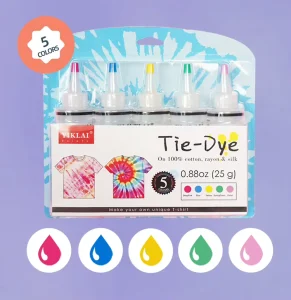 Custom DIY Tie-Dye Powder Kit with Squeeze & Spray Bottles Make Your Own Set for Kids Arts & Crafts Home Shirts