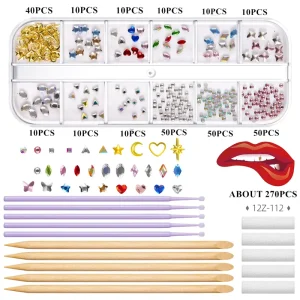 Custom DIY Tooth Jewelry Gems Kit Artificial Fashionable Crystal Tooth Ornaments Decorations Sweet Smile Swarovski Gems
