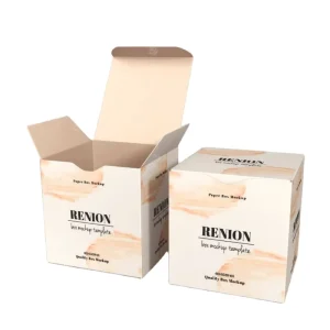Custom Design Folding Skin Care Product Small Box Package Cosmetic Body Hair Oil Bottles Cardboard Paper Box