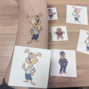 Custom Design Temporary Tattoo Sticker for Kids Water Transfer Non toxic Tattoos