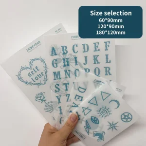 Custom Designed Temporary Tattoo Sticker Effortless Press Instantly White Inkbox Body PVC