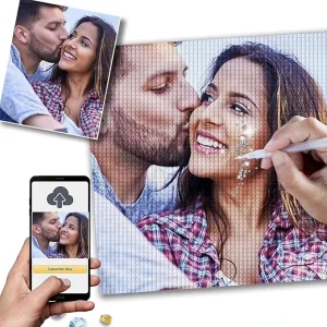 Custom Diamond Painting Kits for Adults Personalized Your Own Picture Diamond Art Customized Photo for DIY Home Wall Decor