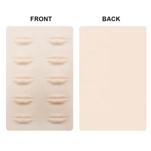 Custom Double Side Latex Template for Microblading Microshading Training PMU Ombre Pad Lip Practice Permanent Makeup Accessories