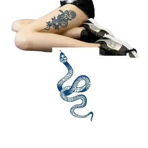 Custom Eco-Friendly Realistic 100% Safe Non-toxic Juice Long Lasting Waterproof Semi-permanent Paper Tattoo Sticker