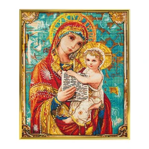 Custom Fabric Diamond Painting Kit Beautiful Artwork Notre Dame Cathedral Child’s Home Decor Printed Portrait