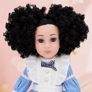Custom Factory 14 Inch Soft White Vinyl Curly Hair Love Princess Doll Toy Model Dolls for Baby Girl Girls