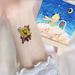 Custom Fashion Cartoon Temporary Tattoo Stickers for Boys and Girls Waterproof Tattoo Packaging Printing Products