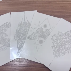 Custom Fast Delivery Durable Semi-Permanent Water Transfer Printing Tattoo Stickers Long Lasting 2-Week Temporary Tattoo
