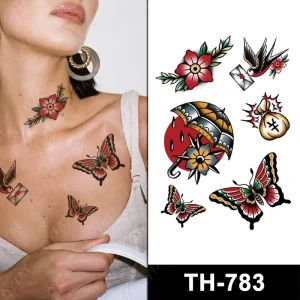 Custom Half Arm Temporary Tattoo Sticker Non-toxin Eco-friendly Personalizados Tribal Tatuaje Temporal