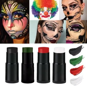 Custom High Pigment Washable Face & Body Paint Stick Private Label Lasting Halloween Party Body Paint Stick