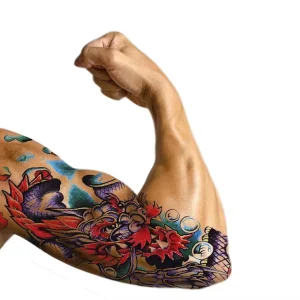 Custom Japan Style Dragon Arm Hand Tattoo Sticker with Eco Friendly Ink Free Samples for Men and Women