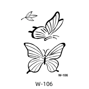 Custom Lasting 2 Weeks Temporary Semi Permanent Tattoo Sticker No Water Tattoo Waterproof Sweatproof Waterless Tattoo Stickers
